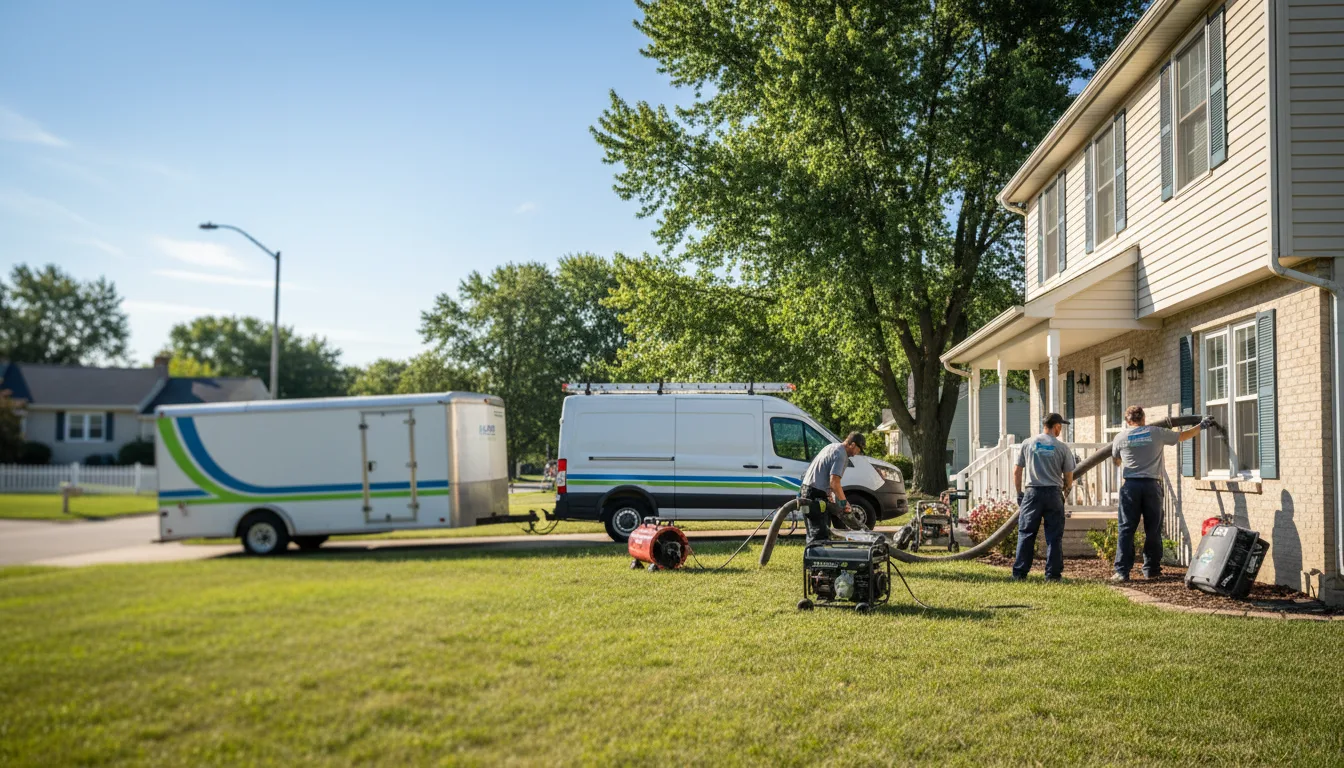 Flooded Basement Restoration And Cleanup With Repair in Perham, MN near me